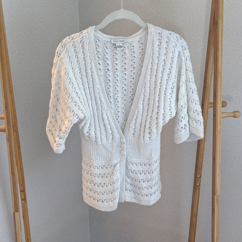 White house black market white sweater